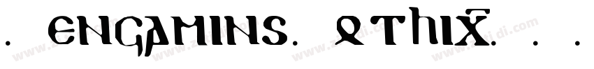 Benjamins Gothic字体转换